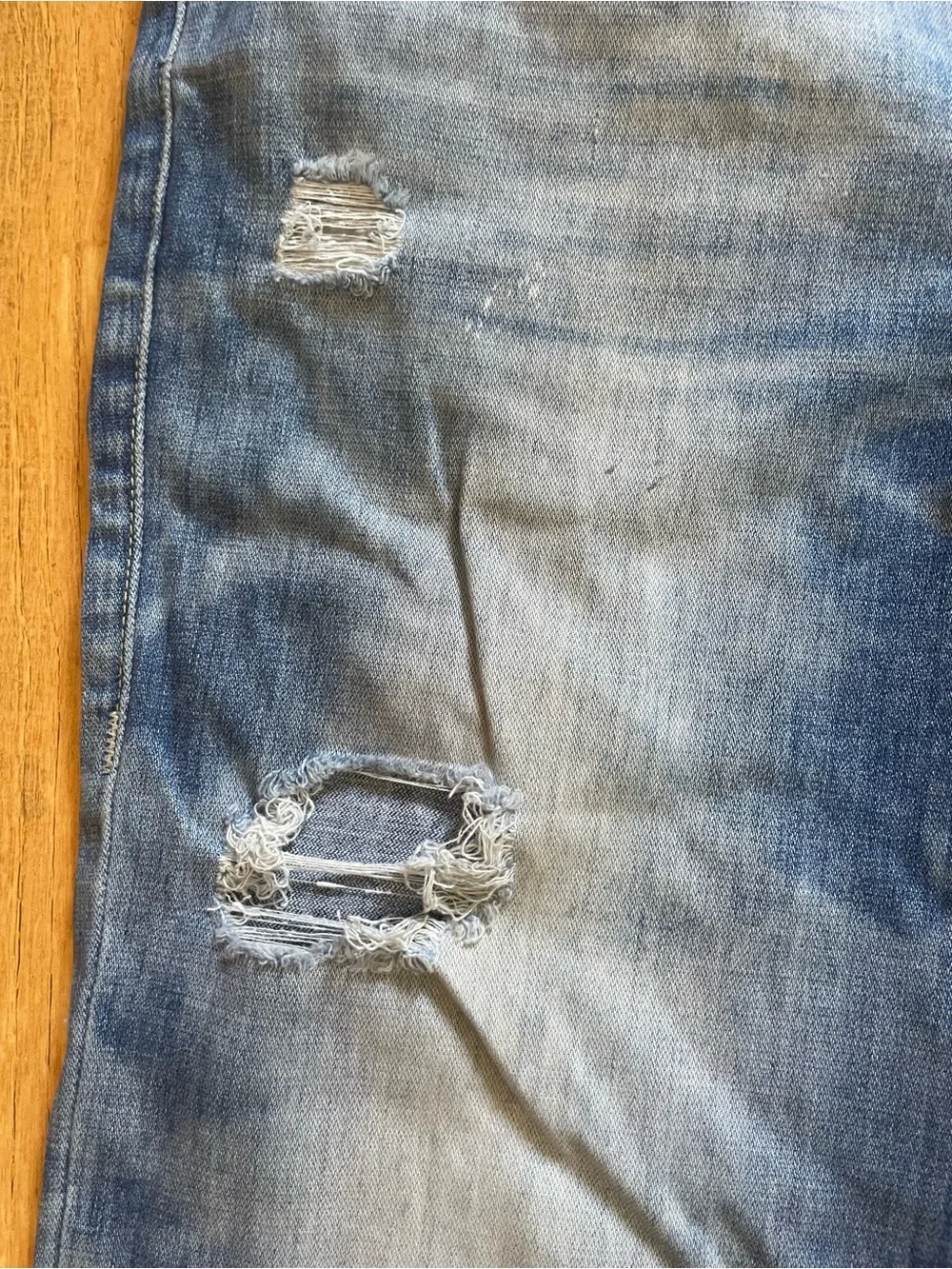 True Religion Light Blue Men’s Slim Jeans with Signature Pocket